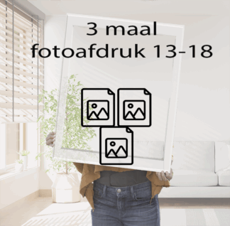 Fotoafdruk 13x18cm 3 stuks