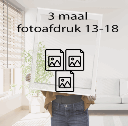Fotoafdruk 13x18cm 3 stuks